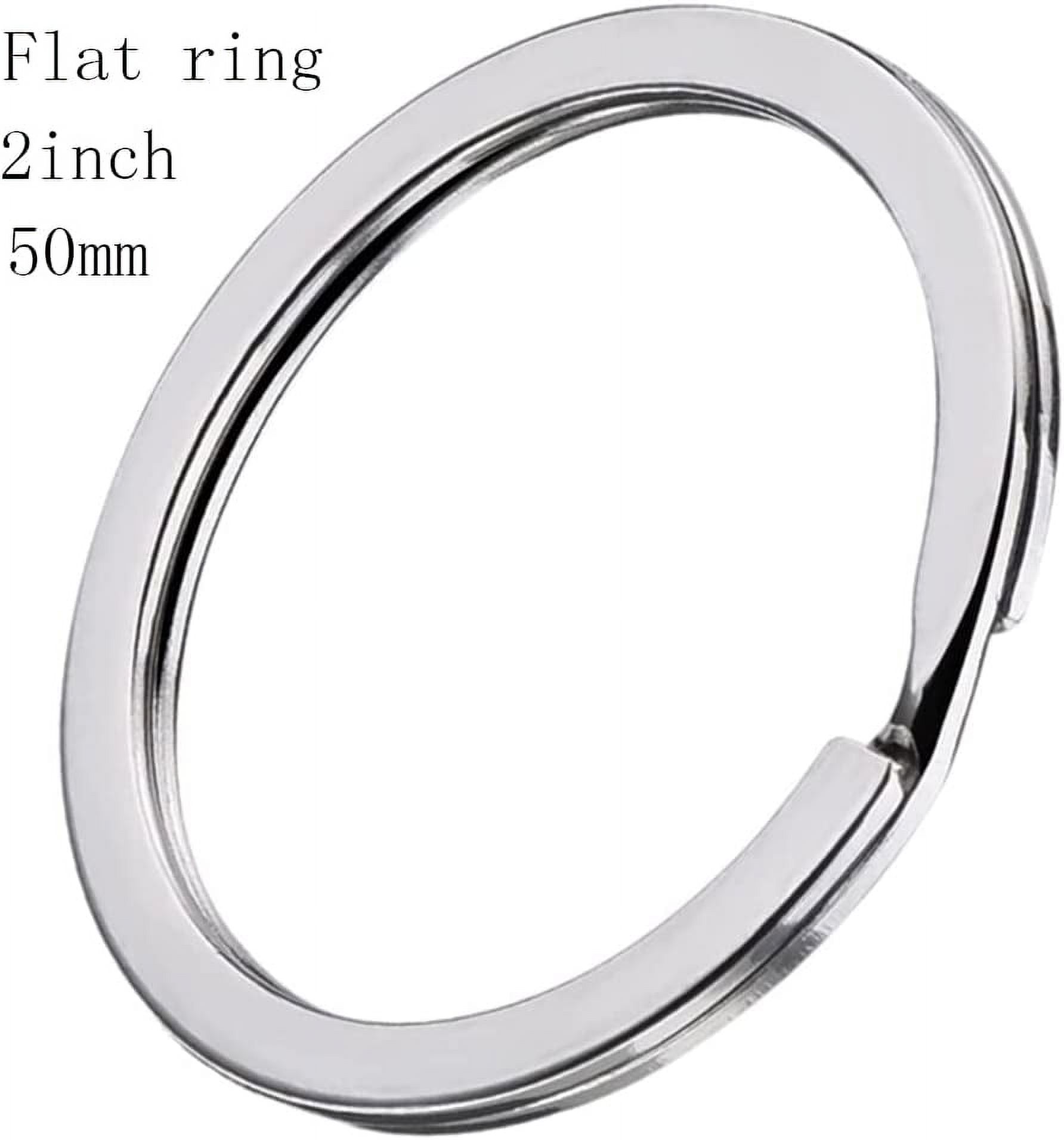6Pcs Titanium Key Ring Side Pushing Key Rings Quick Release Key Ring Key  Organizer Kit Titanium Metal Split Rings for DIY Keychains Pet Collar  Jewelry
